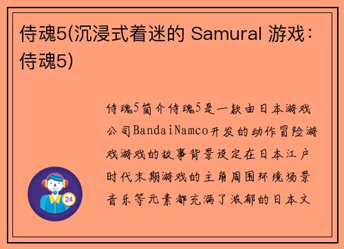 侍魂5(沉浸式着迷的 SamuraI 游戏：侍魂5)